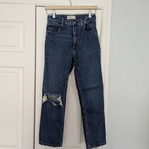 Abercrombie The Ankle Straight Ultra High Rise 26S petite